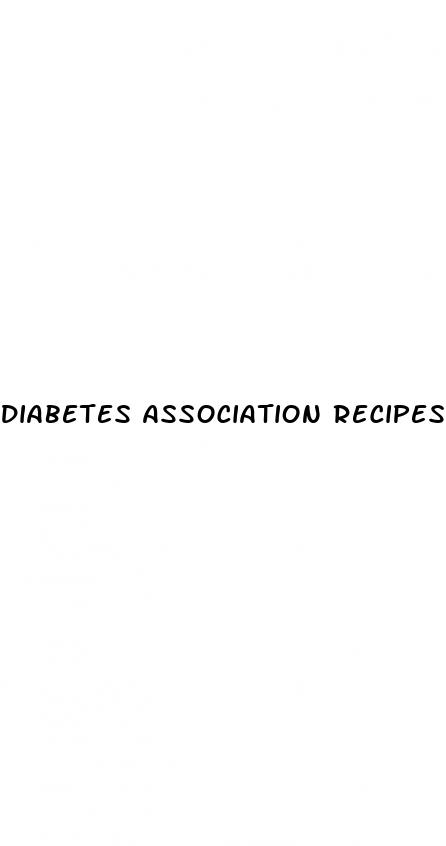 diabetes association recipes