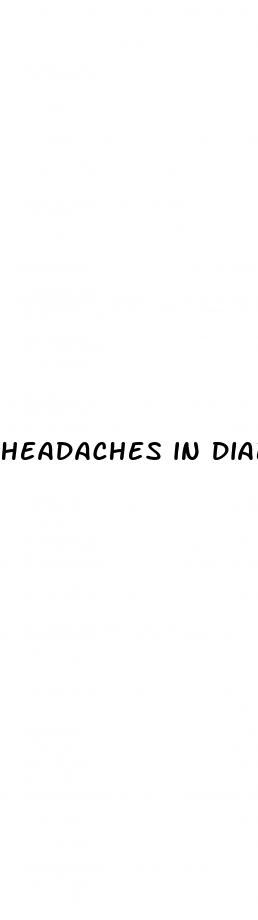 headaches in diabetes