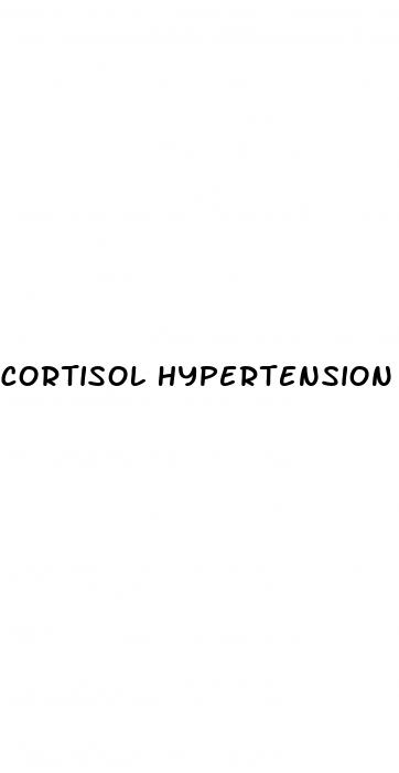 cortisol hypertension pathophysiology