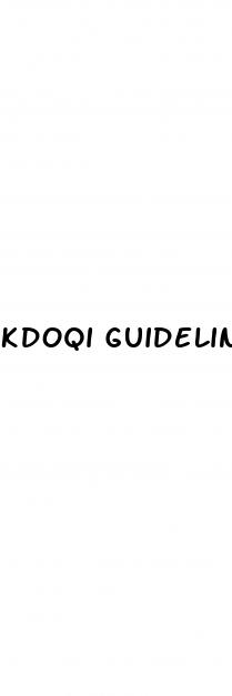 kdoqi guidelines hypertension