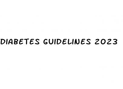 diabetes guidelines 2023