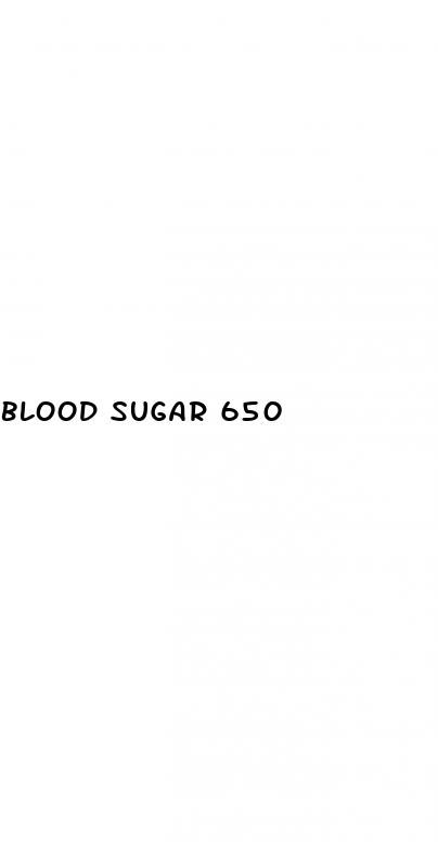 blood sugar 650
