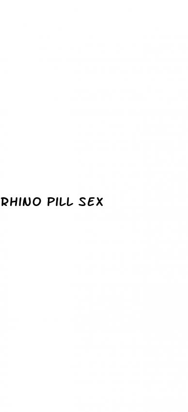 rhino pill sex