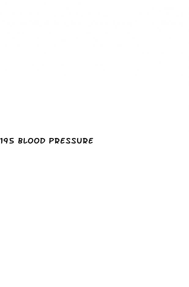 195 blood pressure