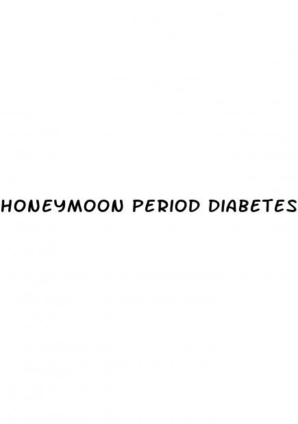 honeymoon period diabetes