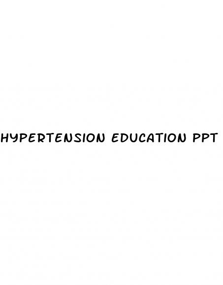 hypertension education ppt