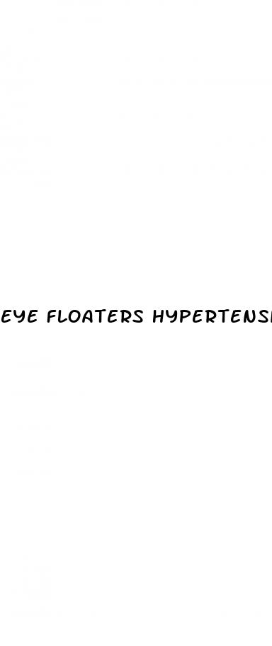 eye floaters hypertension