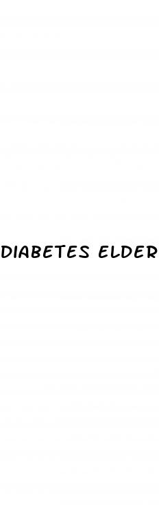 diabetes elderly complications