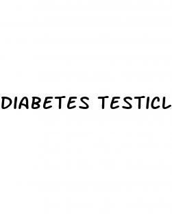 diabetes testicle pain