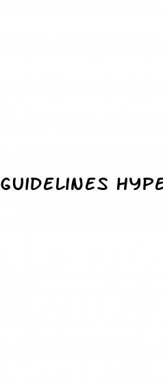 guidelines hypertension canada