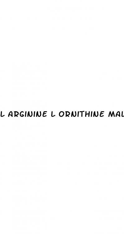 l arginine l ornithine male enhancement