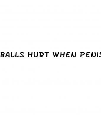 balls hurt when penis is erect