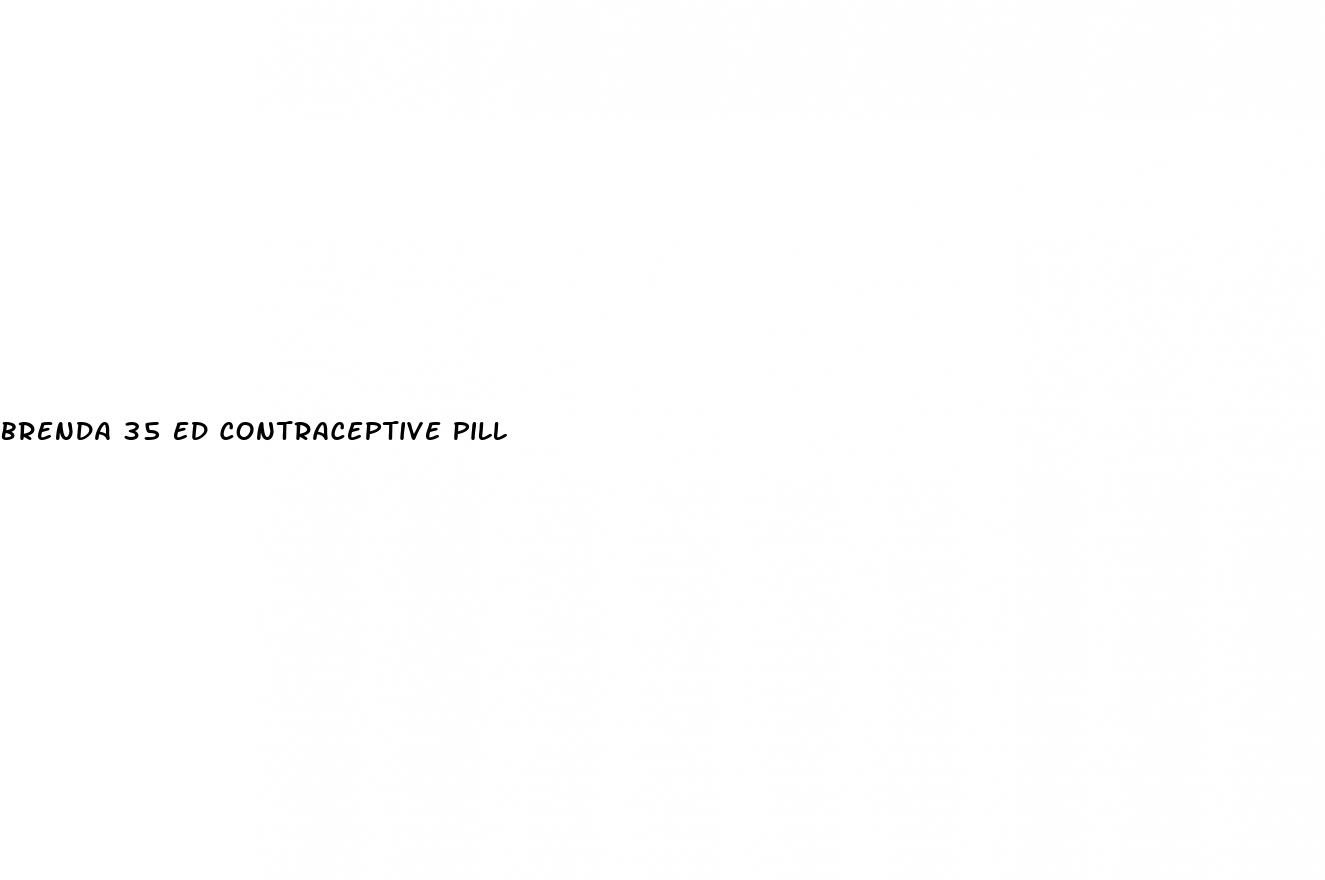 brenda 35 ed contraceptive pill