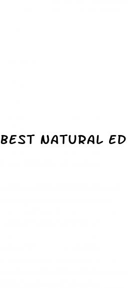 best natural ed supplements