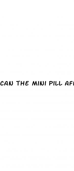 can the mini pill affect your sex drive