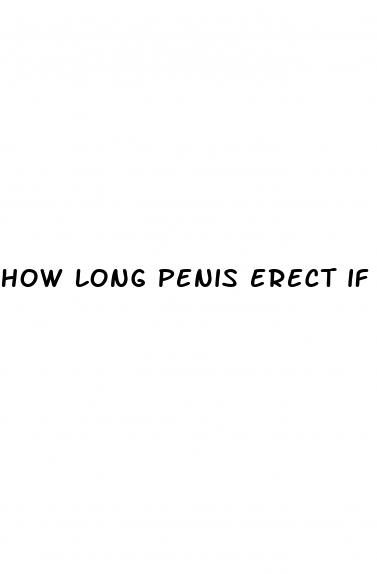 how long penis erect if no sex
