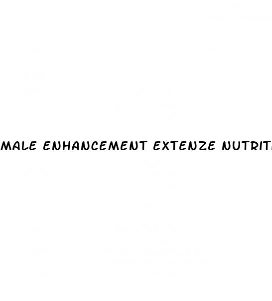 male enhancement extenze nutritional supplement