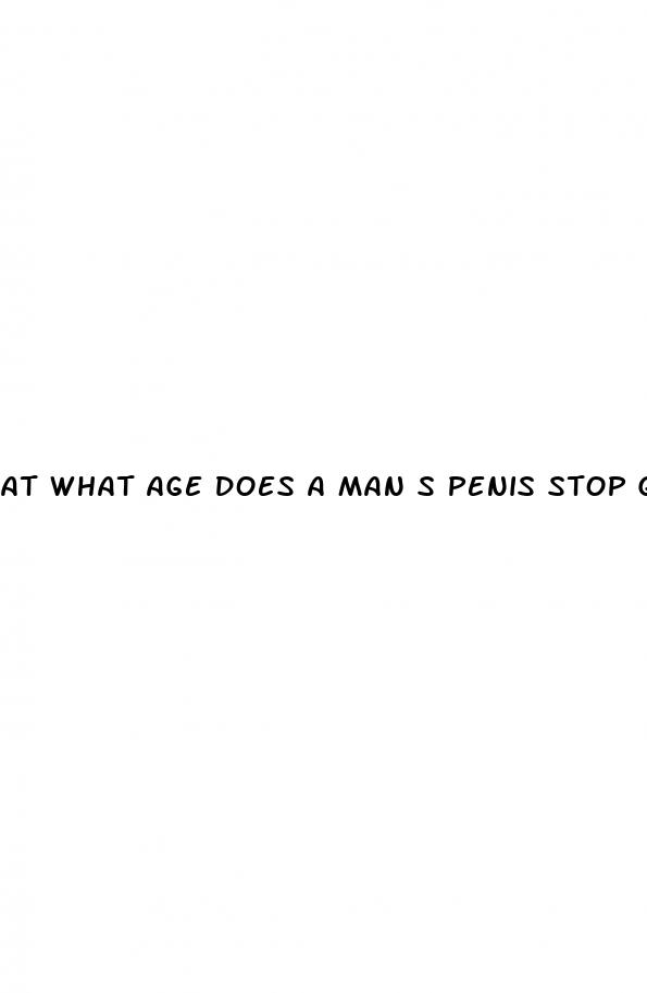 at what age does a man s penis stop growing