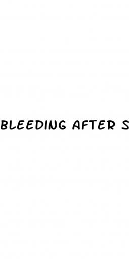 bleeding after sex while on the pill