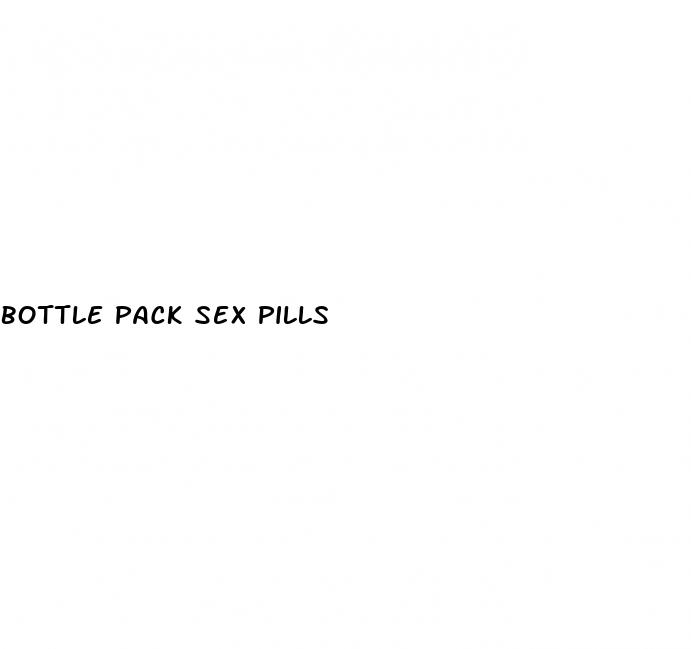 bottle pack sex pills