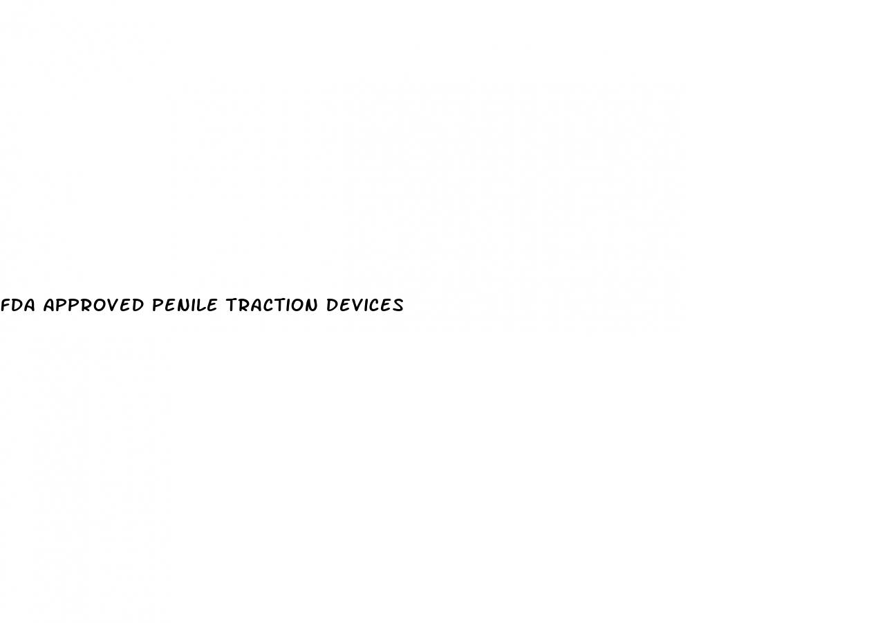 fda approved penile traction devices