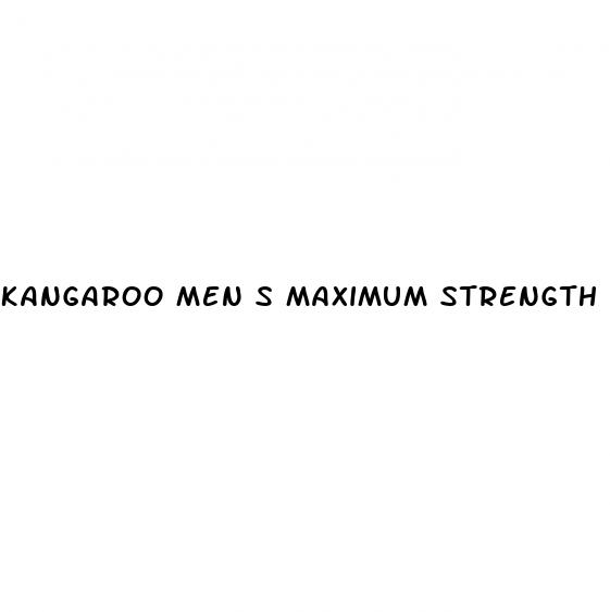 kangaroo men s maximum strength