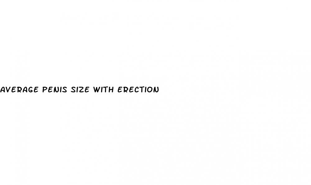 average penis size with erection