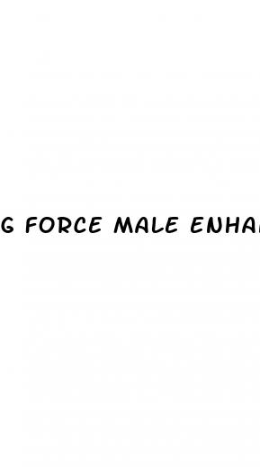 g force male enhancement formula