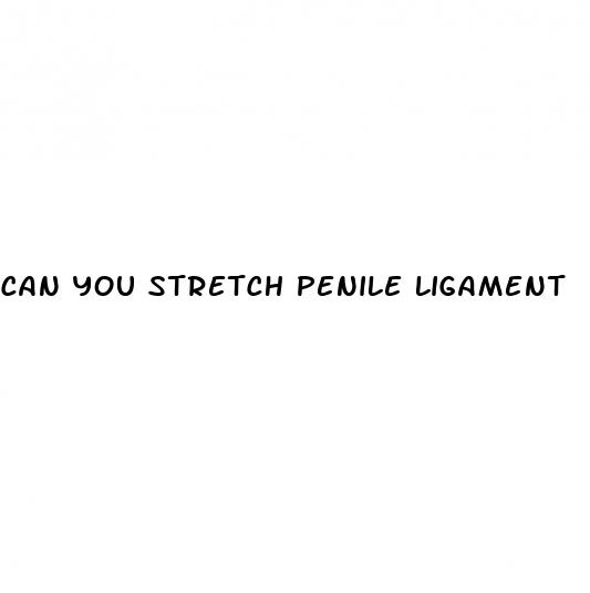 can you stretch penile ligament