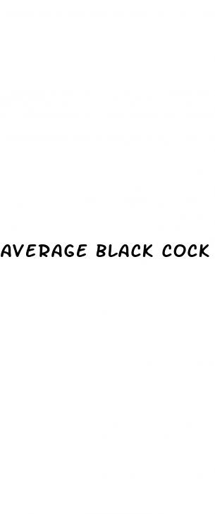 average black cock size