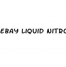 ebay liquid nitro male enhancement