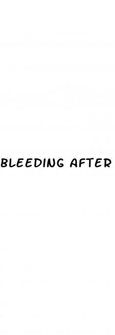 bleeding after sex and the pill