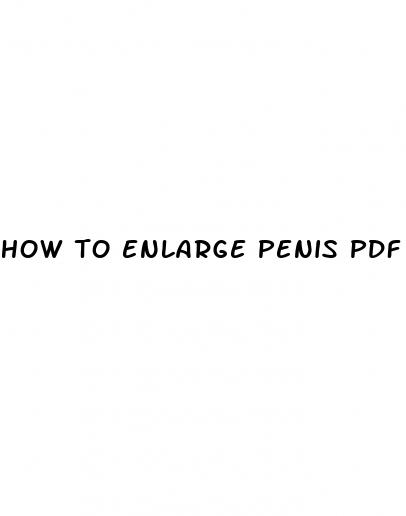 how to enlarge penis pdf