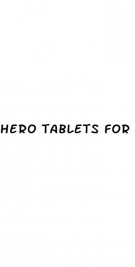 hero tablets for male enhancement