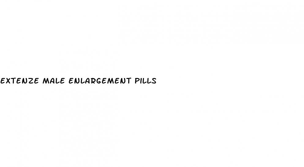 extenze male enlargement pills