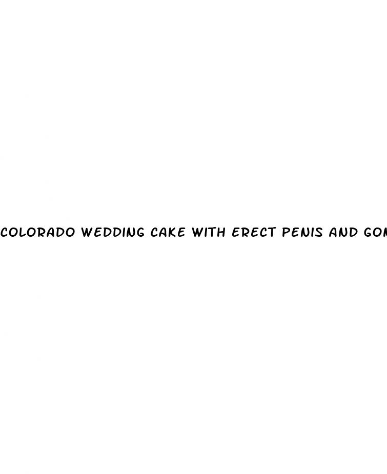 colorado wedding cake with erect penis and gonads