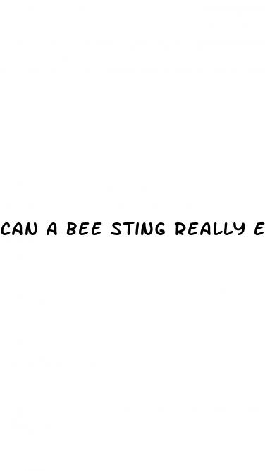 can a bee sting really enlarge your penis