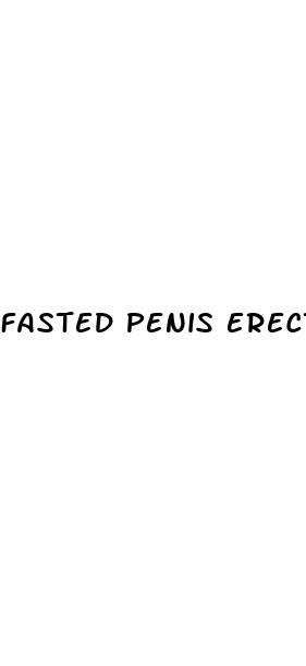fasted penis erection in the world