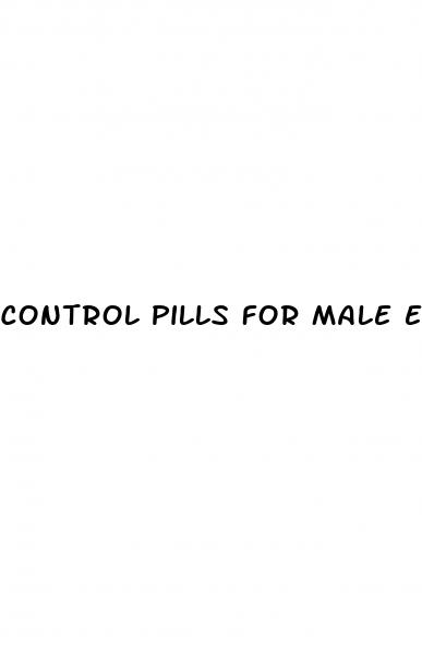 control pills for male enhancement