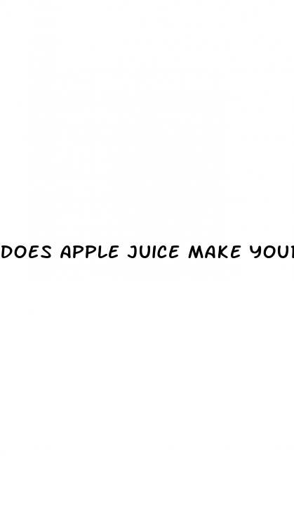 does apple juice make your pp grow