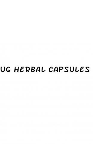 ug herbal capsules reviews