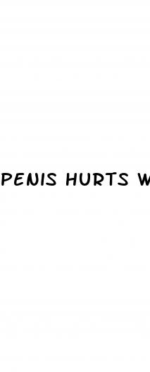penis hurts whwn getting erection