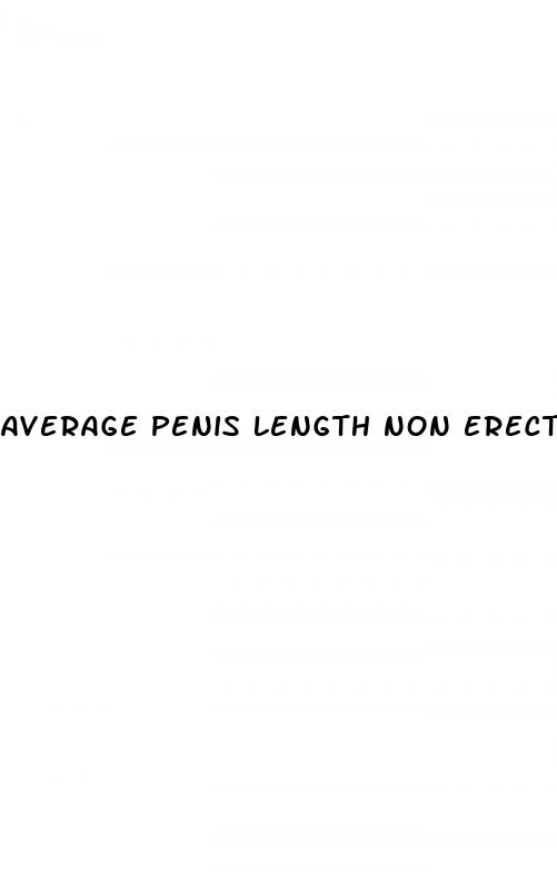 average penis length non erect