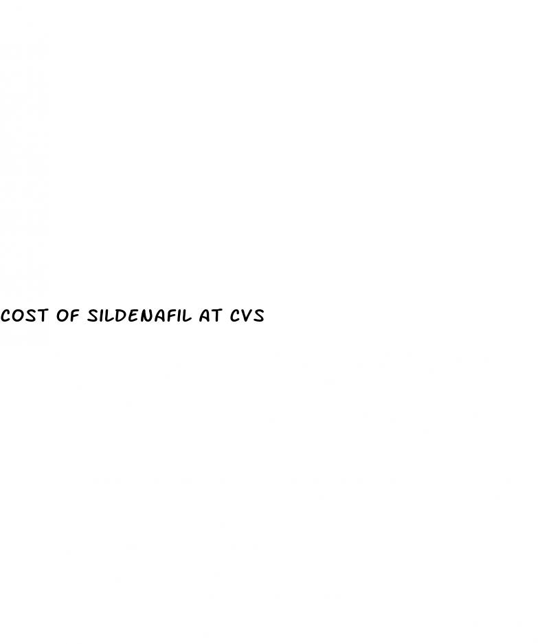 cost of sildenafil at cvs