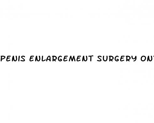 penis enlargement surgery ontario