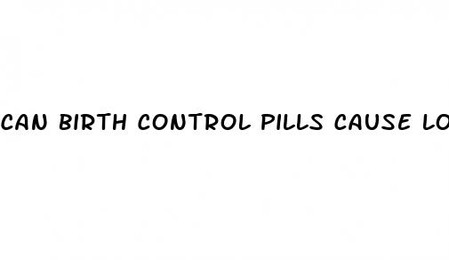can birth control pills cause low sex drive