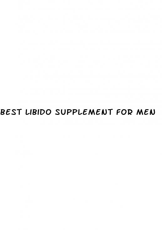 best libido supplement for men