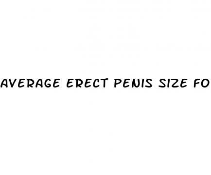 average erect penis size for kids