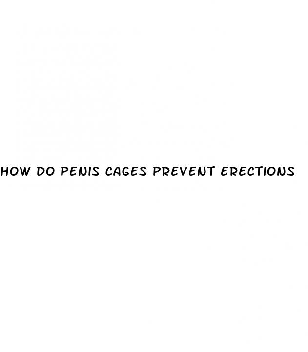 how do penis cages prevent erections