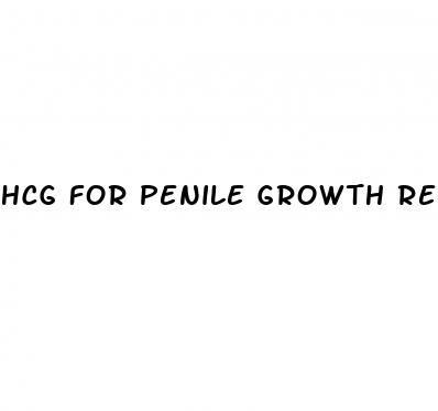hcg for penile growth reviews